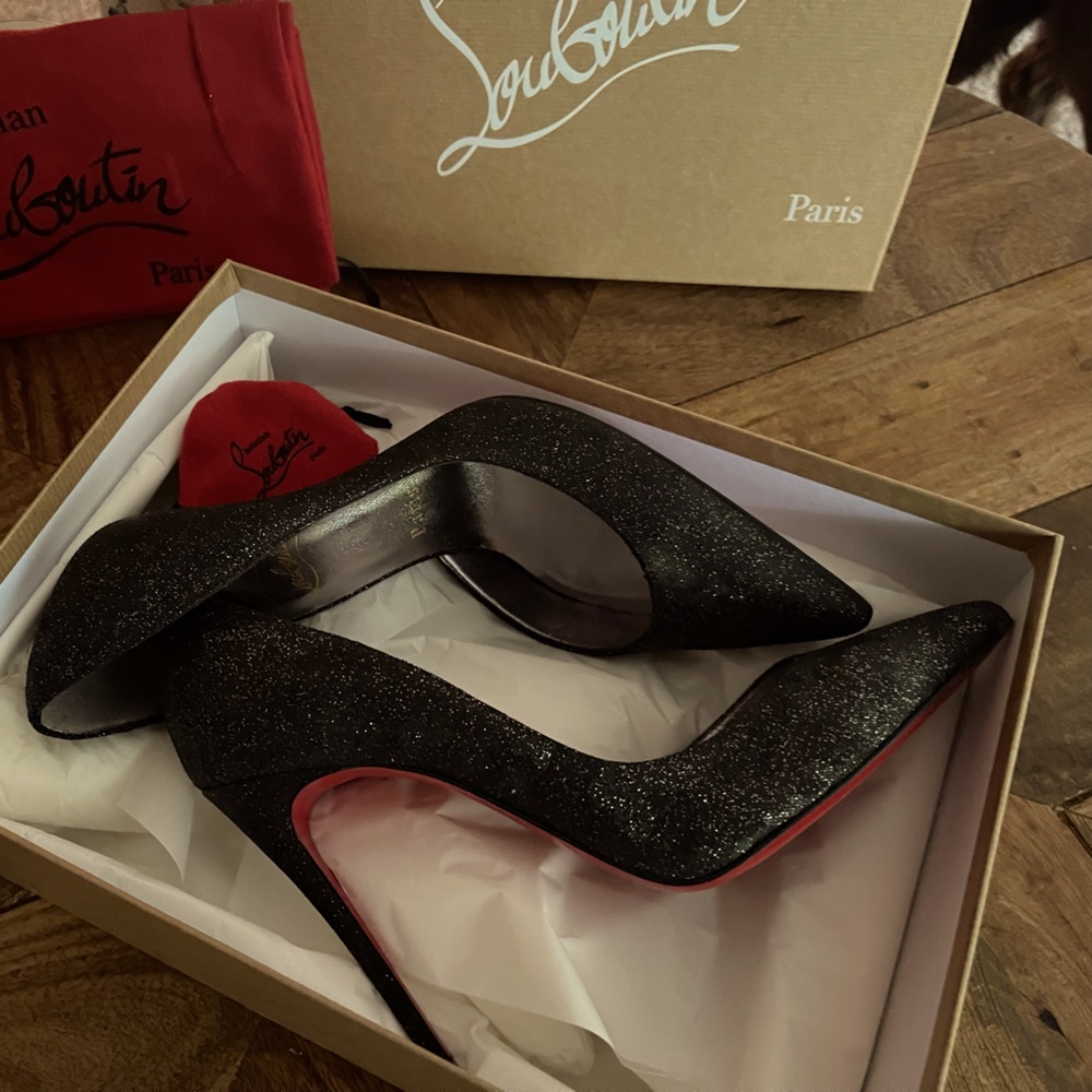 Christian Louboutin Shoes 37.5 | Christian Louboutin Iriza 100 Kid Flinstar